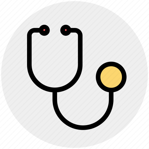 Cardiac, cardiology, doctor, medical exam, phonendoscope, stethoscope icon - Download on Iconfinder