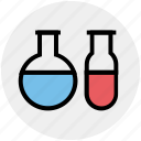 analysis, biology, biotechnology, flask, sample tubes, test tubes