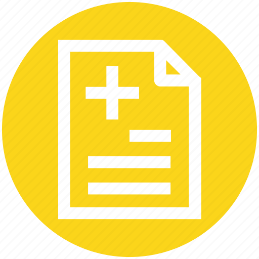 Paper, report, medical, records, medical paper, medical report icon - Download on Iconfinder
