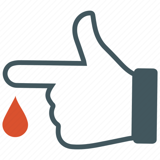 Blood, diabetes, hand, medical, treatment icon - Download on Iconfinder