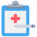 clipboard, document, file, medicial, medicine, report