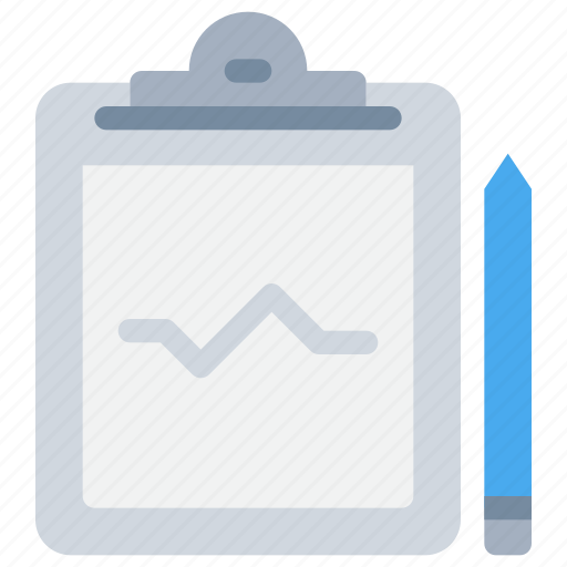 Clipboard, document, graph, medical, report icon - Download on Iconfinder