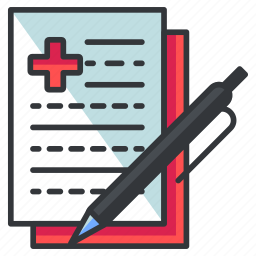 Chart, medical, write, medicine, statistics icon - Download on Iconfinder