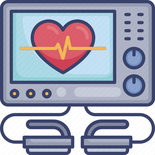 Defibrillator, device, electronic, healthcare, heart, machine, medical icon - Download on Iconfinder