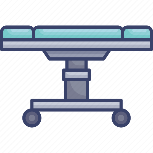 Bed, furniture, healthcare, hospital, medical, operation, table icon - Download on Iconfinder
