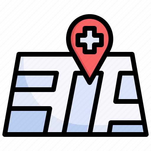 Location, pin, map, maps, and, flags icon - Download on Iconfinder