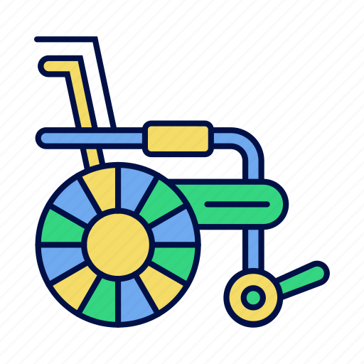 Disabled, handicapped, medical, patient, wheelchair icon - Download on Iconfinder