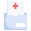 medical, folder, blood, test, document, health, report