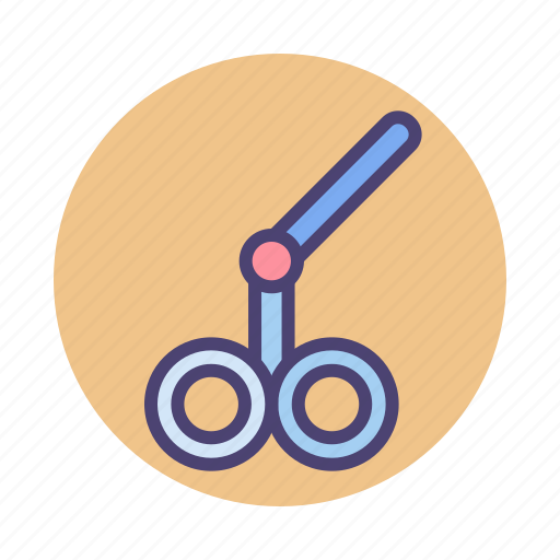 Forceps, scissor, surgery tool icon - Download on Iconfinder