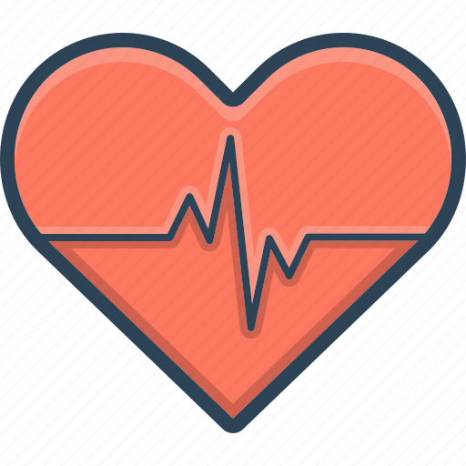 Cardiology, diagnosis, ecg, heart, love, romance, valentine icon - Download on Iconfinder