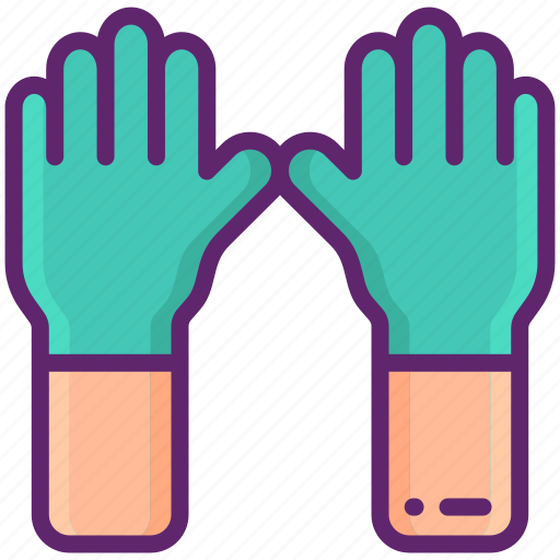 Exam, gloves, medical, equipment icon - Download on Iconfinder
