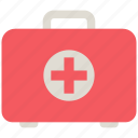 cross, kit, medical, medical kit, suitcase icon 