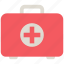 cross, kit, medical, medical kit, suitcase icon 