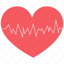cardiogram, health, heart, medicine icon 
