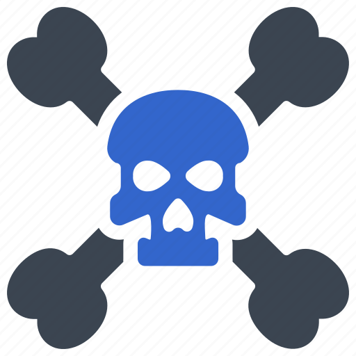 Bones, danger, death, human skull, poison, skeleton, skull icon - Download on Iconfinder