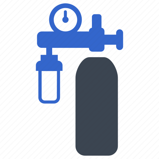 Air, driver, h2o, oxygen, oxygen bottles, oxygen cylinder, oxygen tank icon - Download on Iconfinder