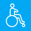 disable, disabled, injury, person, wheel chair 