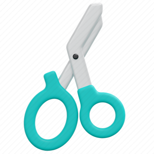 Scissors, surgical, surgery, medical, equipment, instrument, health 3D illustration - Download on Iconfinder