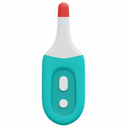 Thermometer, temperature, fever, thermometers, medical, equipment, health 3D illustration - Download on Iconfinder