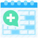 appointment, calendar, health, check