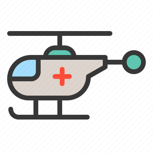 Hospital, medical, air, copter, helicopter, transport, vehicle icon - Download on Iconfinder