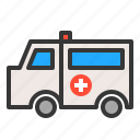 hospital, medical, ambulance, car, transport, van, vehicle