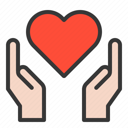 Hospital, medical, care, hand, health, heart, healthcare icon - Download on Iconfinder