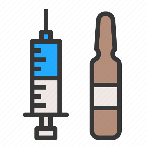 Hospital, medical, medicine, needle, syringe, drug, ampule icon - Download on Iconfinder