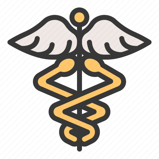 Alchemy, caduceus, medical, serpent, sign, trade, wing icon - Download on Iconfinder
