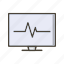 ecg monitor, heart beat, pulse rate 