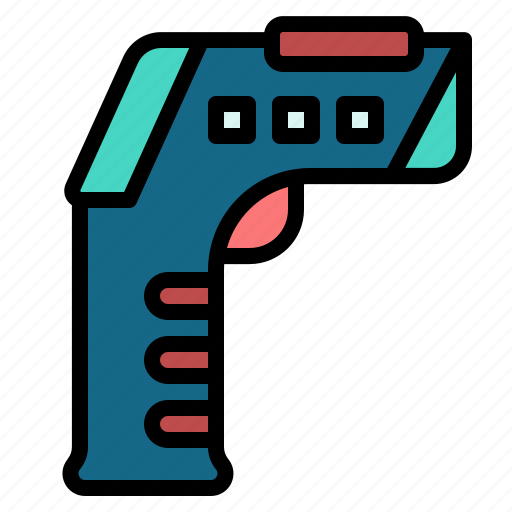 Medical, thermometer, thermometergun, thermogun, temperature icon - Download on Iconfinder