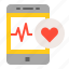 healthcare, heart rate, hospital, medical, phone, smartphone, vital signs 