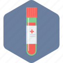 blood, test, flask, sample, tube, blood sample