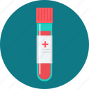 blood sample, sample, chemistry, flask, lab, tube, test 