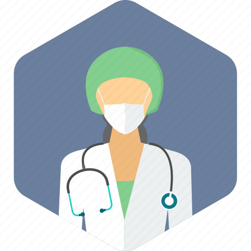 Surgeon, doctor, female, practitioner, woman, women icon - Download on Iconfinder