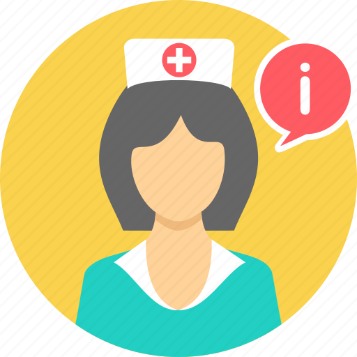 Enquire, nurse, sister, help, care, service, support icon - Download on Iconfinder
