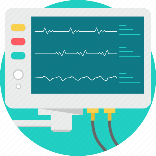 Checkup, ecg, medical, emergency, monitoring icon - Download on Iconfinder