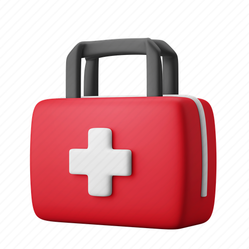 First aid, medicine, treatment, recovery, kit 3D illustration - Download on Iconfinder