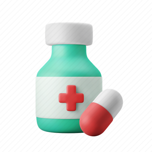 Drug, painkiller, capsule, medication, pharmacy 3D illustration - Download on Iconfinder
