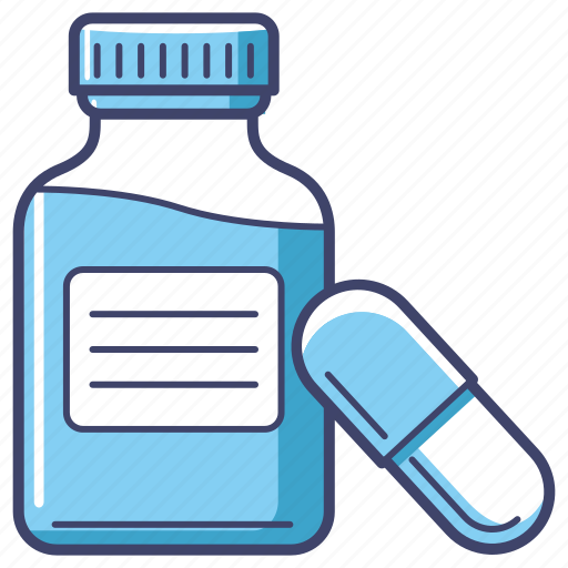Medical, healthcare, vitamins, suppliments, capsule bottle, medicine, pill bottle icon - Download on Iconfinder