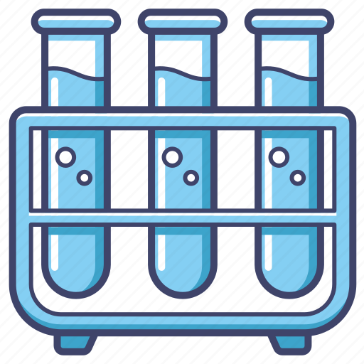 Medical, test tubes, test tube rack, science, experiment, research, pharmaceutical icon - Download on Iconfinder