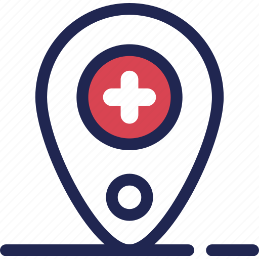 Care, gps, hospital, location, medical icon - Download on Iconfinder