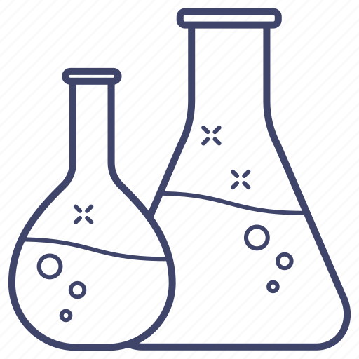 Beaker, chemistry lab, biochemistry, test-tube, pharmaceutical, experiment, research icon - Download on Iconfinder