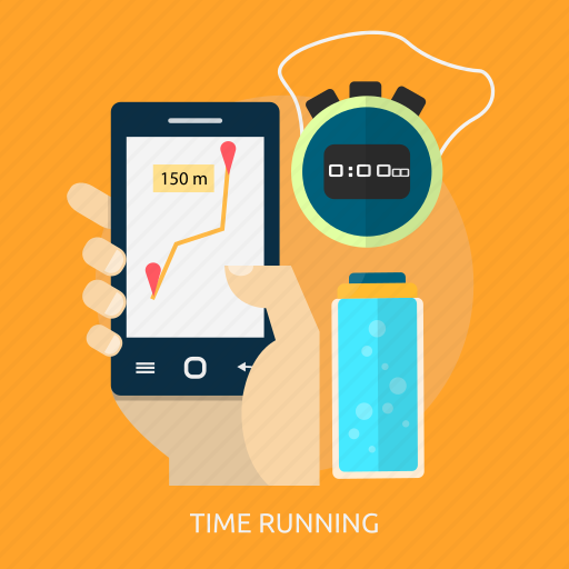 Alarm, clock, running, schedule, time, timer, watch icon - Download on Iconfinder