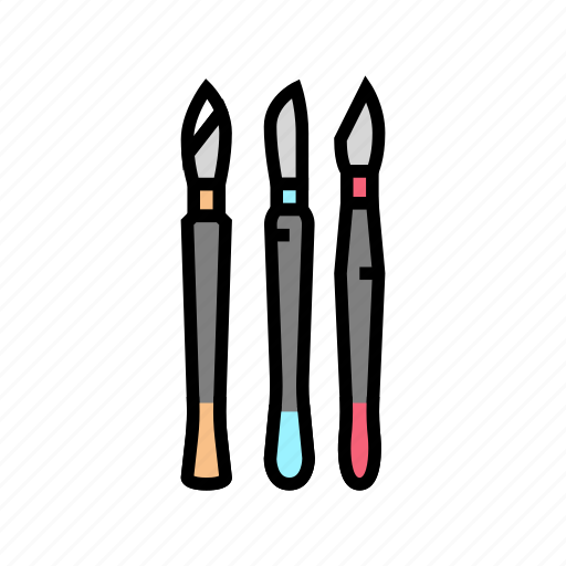 Knife, medical, instrument, equipment, thermometer, scalpel icon - Download on Iconfinder