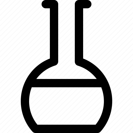 Flask, hospital, laboratory, medical, volumetric icon - Download on Iconfinder