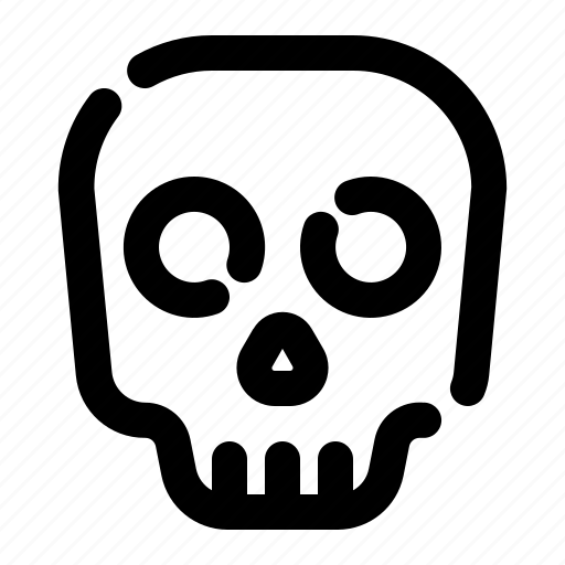 Brain, head, horror, scary, skull icon - Download on Iconfinder