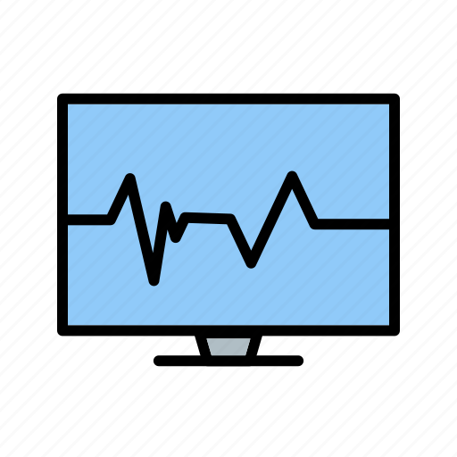 Ecg, ecg monitor, pulse rate icon - Download on Iconfinder