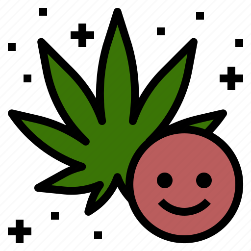 Cannabis, good, happy, marijuana, mood icon - Download on Iconfinder