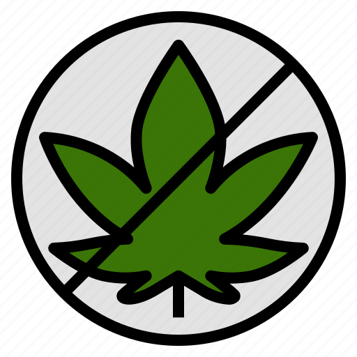 Allowance, cannabis, illegal, marijuana, no, weed icon - Download on Iconfinder